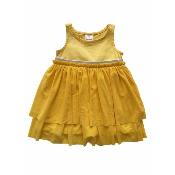 Hanna Andersson Yellow Swish Tulle Dress Size 12-18m - Picture 1 of 5